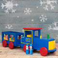 Mr Ellie Pooh Wooden Train with Passengers