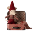 Maileg Christmas Mouse, Baby in Suitcase