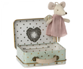 Maileg Angel Mouse in Suitcase