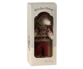 Maileg Winter mouse with ski set, Mum - Red