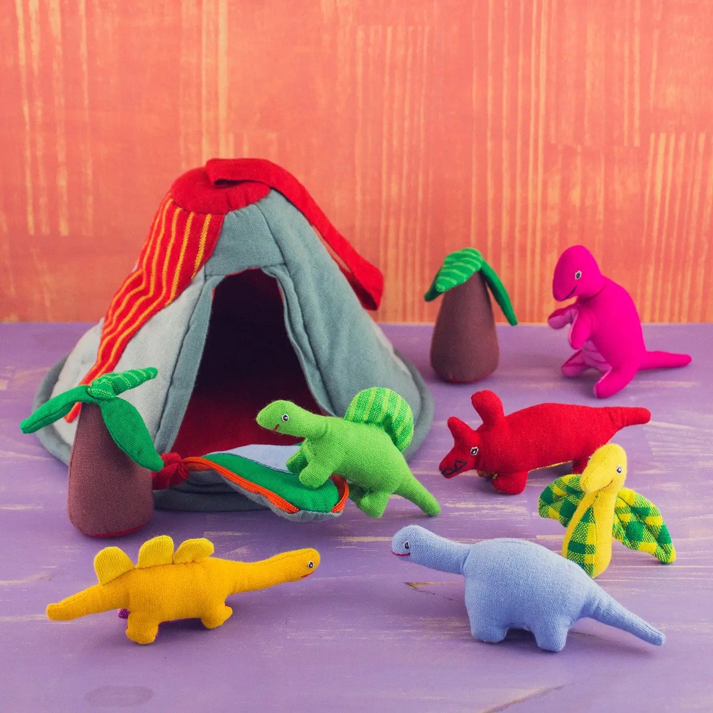 Mr Ellie Pooh Organic Cotton Playhouse Dinosaurs
