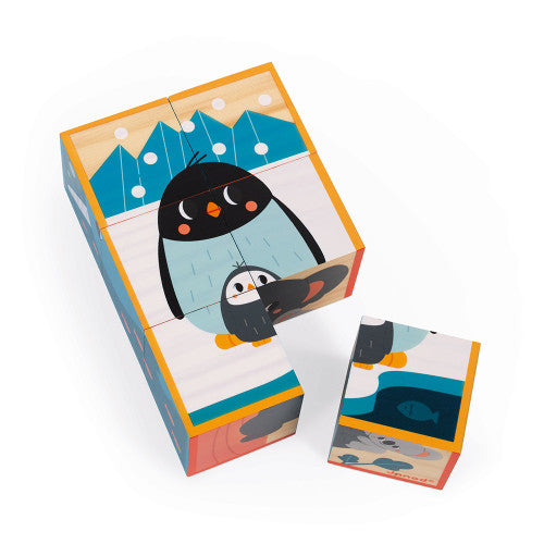 6 Animal Wooden Blocks