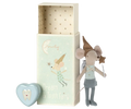 Tooth Fairy Mouse In Matchbox - Blue